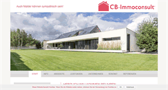 Desktop Screenshot of cb-immoconsult.de